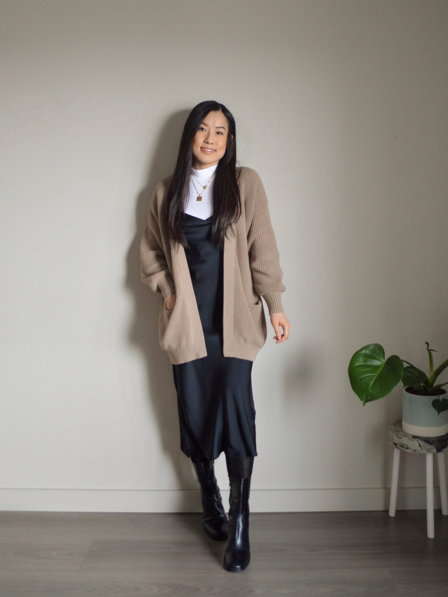 3 Ways to Style a Cozy Cardigan - Her Simple Sole