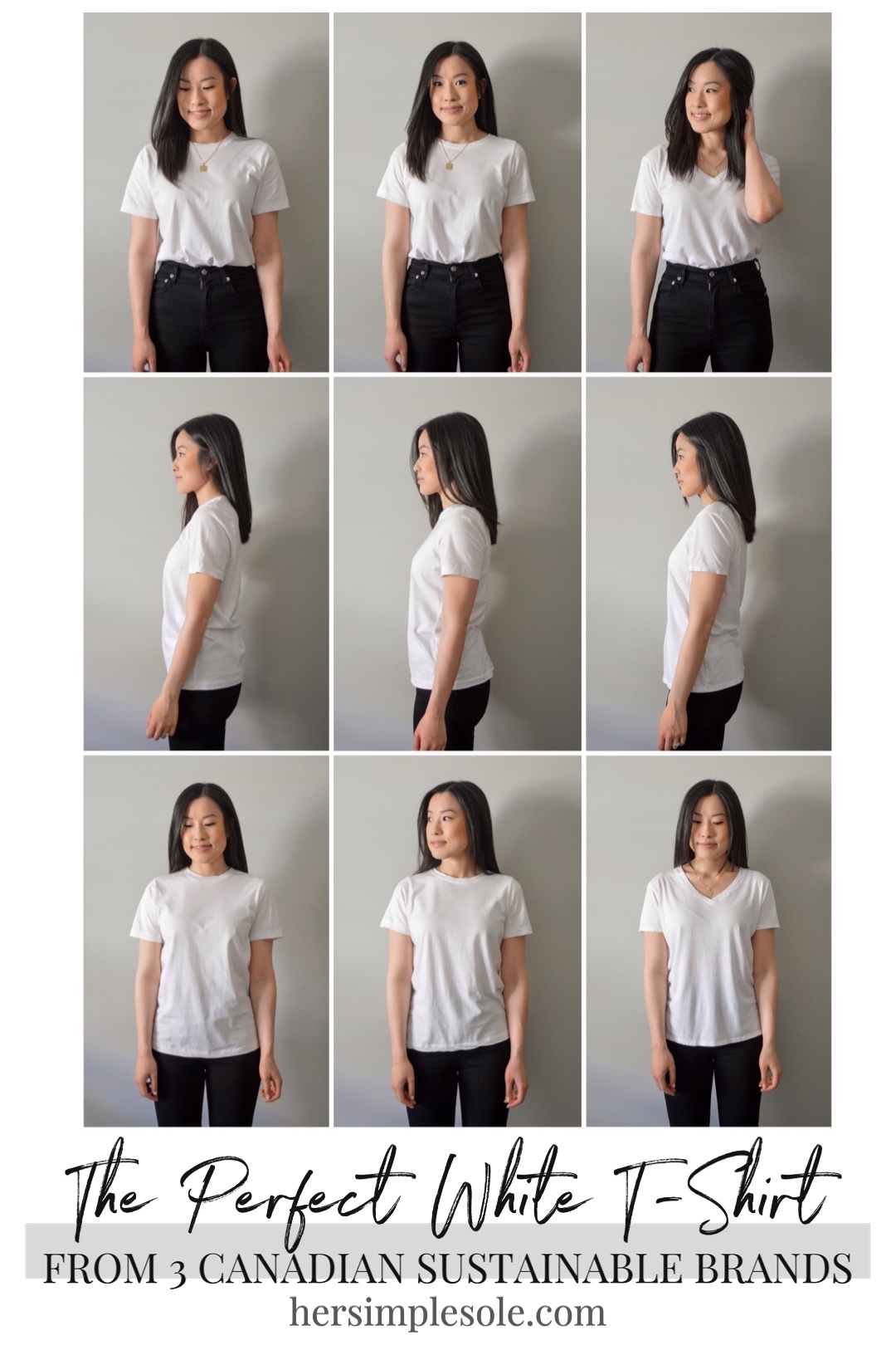 Her Simple Sole - The Perfect White T-Shirt - from 3 Sustainable Canadian brands