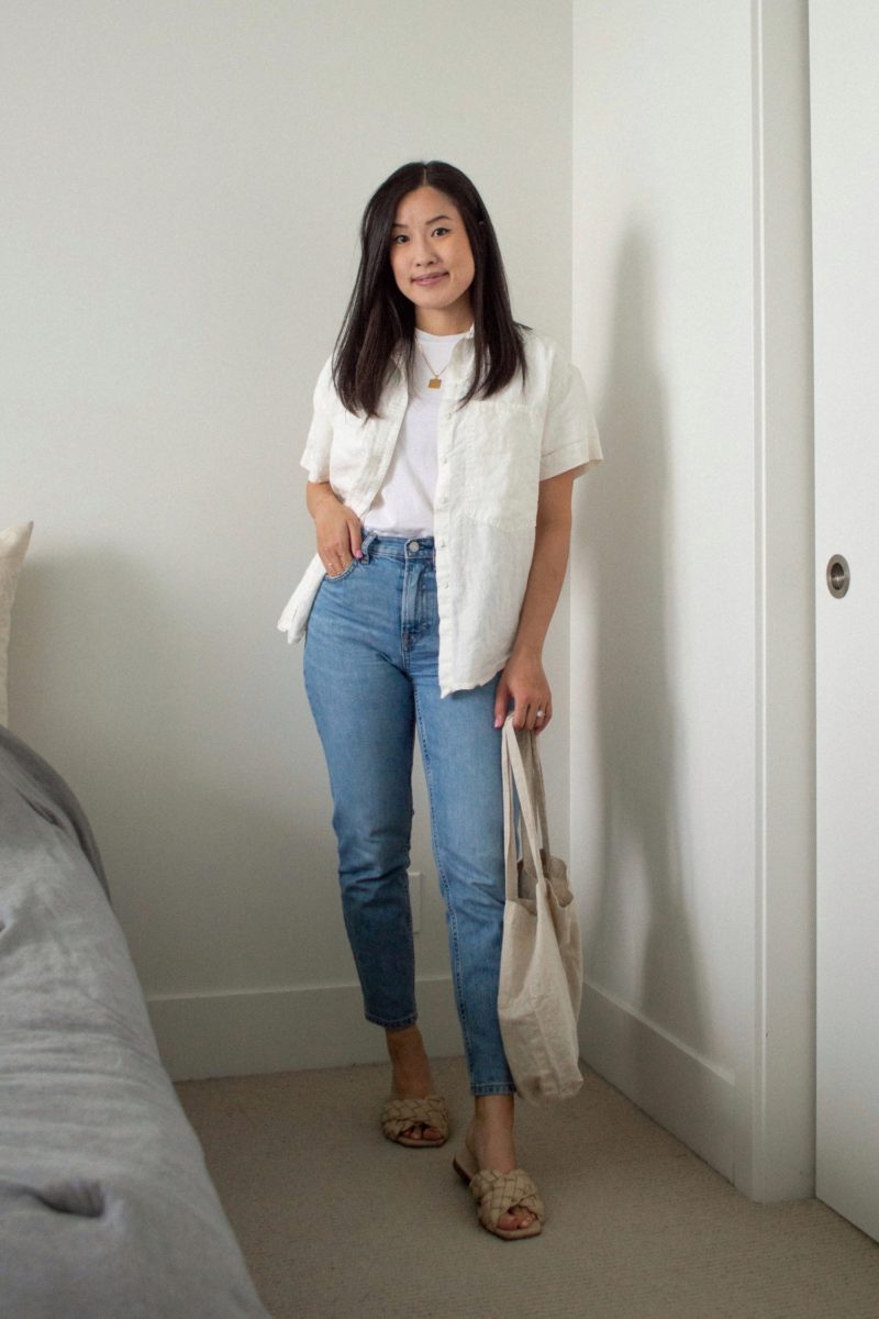 Simple Styling: Ways I Wore a White T-Shirt and Jeans - Her Simple Sole