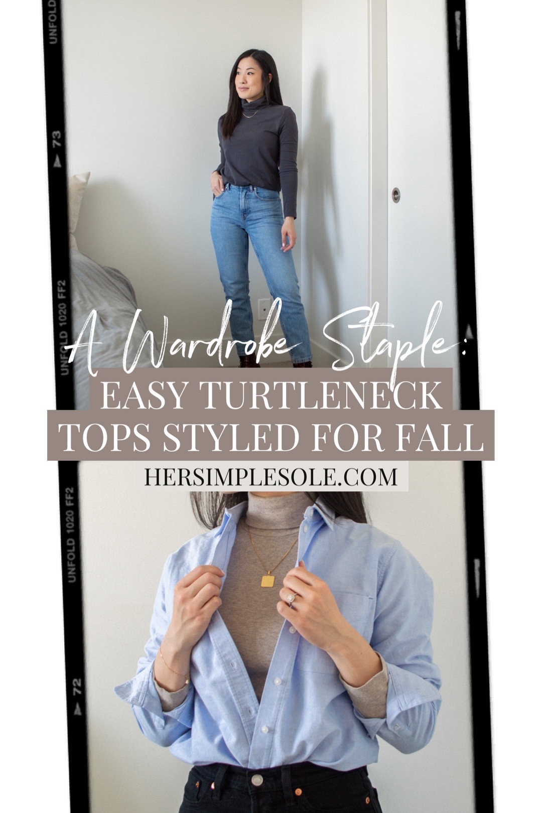 Her Simple Sole - A Wardrobe Staple: Easy Turtleneck Tops Styled for Fall