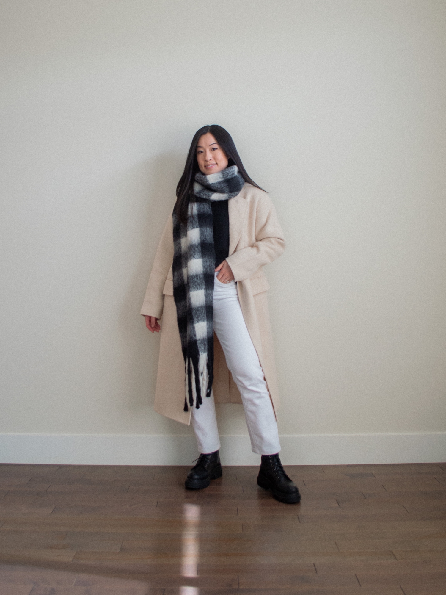 Winter Style: Combat Boots + Oversize Sweater