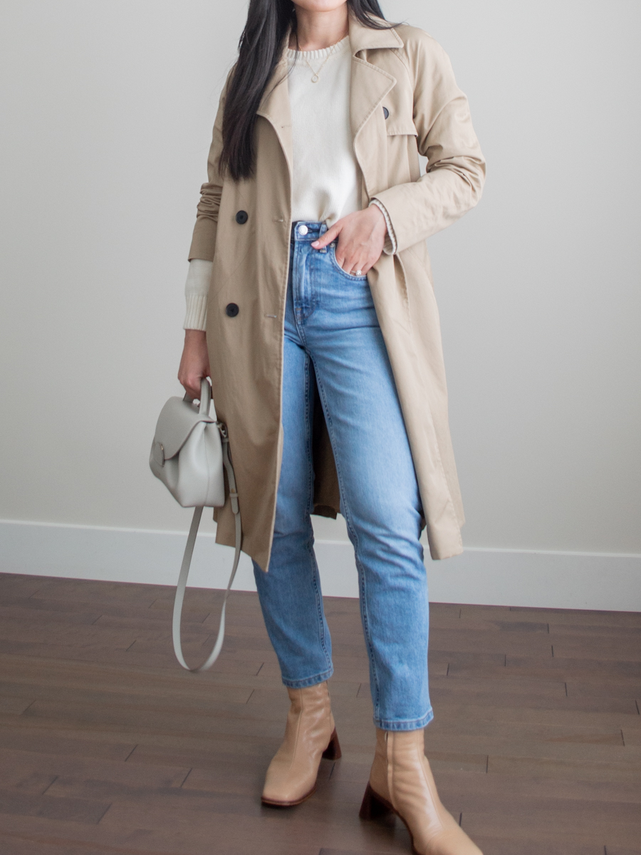 Her Simple Sole - Easy Smart Casual Outfits for Women - November Outfit Roundup, classic fall trench coat outfit, fall outfit ideas