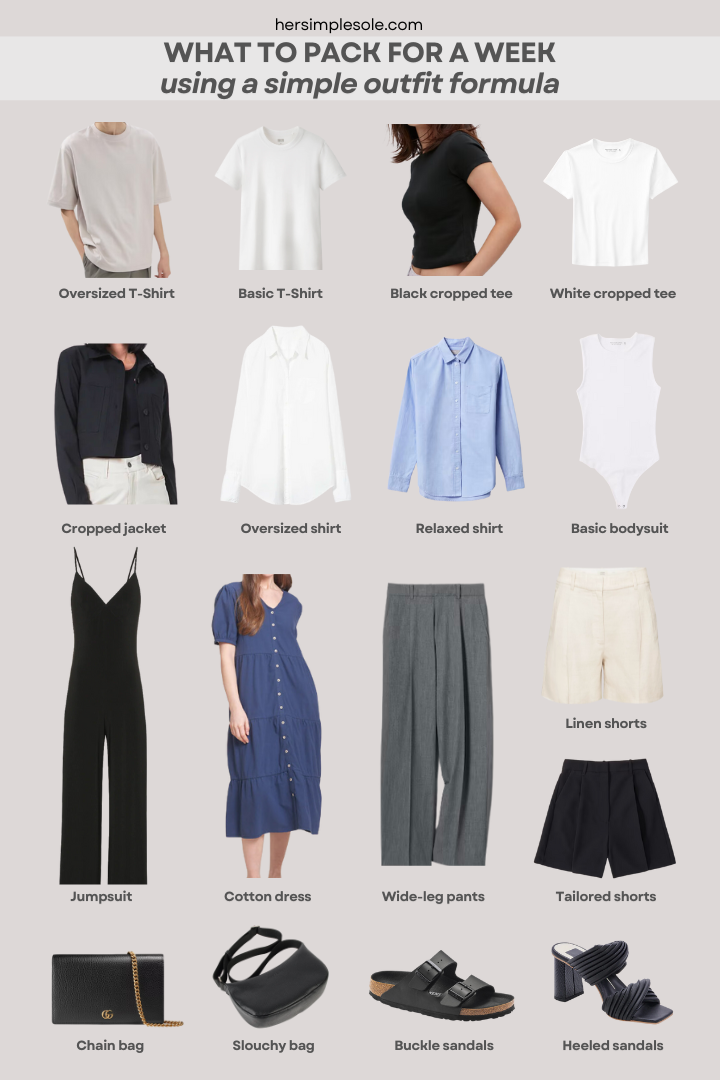 What to Pack for a Week Using a Simple Outfit Formula